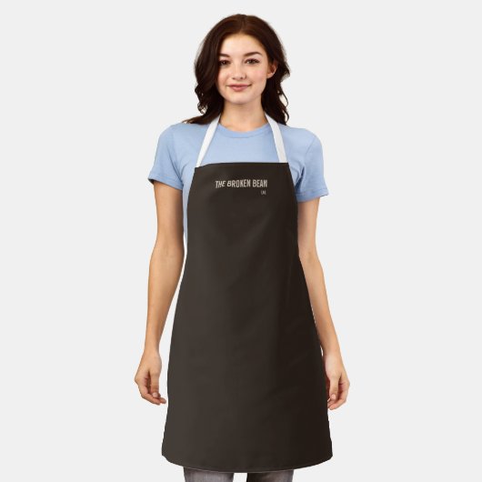 The Broken Bean Apron Schort (Gedragen)