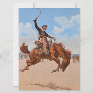 The Bronco Buster (door Frederic Remington) Kaart