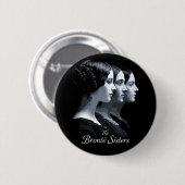 The Brontë Sisters Ronde Button 5,7 Cm (Voorkant /achterkant)