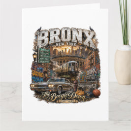The Bronx New York Boogie Down Stedelijke Collage Kaart
