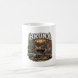 The Bronx New York Boogie Down Stedelijke Collage Koffiemok