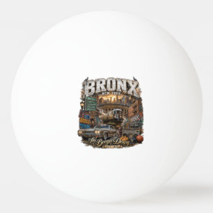 The Bronx New York Boogie Down Stedelijke Collage Pingpongbal
