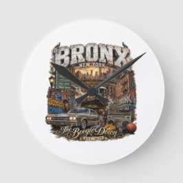 The Bronx New York Boogie Down Stedelijke Collage Ronde Klok