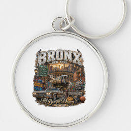 The Bronx New York Boogie Down Stedelijke Collage Sleutelhanger