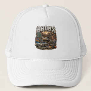 The Bronx New York Boogie Down Stedelijke Collage Trucker Pet