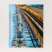 The Bronx New York.Kerstgroeten Legpuzzel (Verticaal)