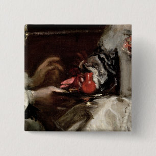 The Brooch of Infanta Margarita Maria Vierkante Button 5,1 Cm