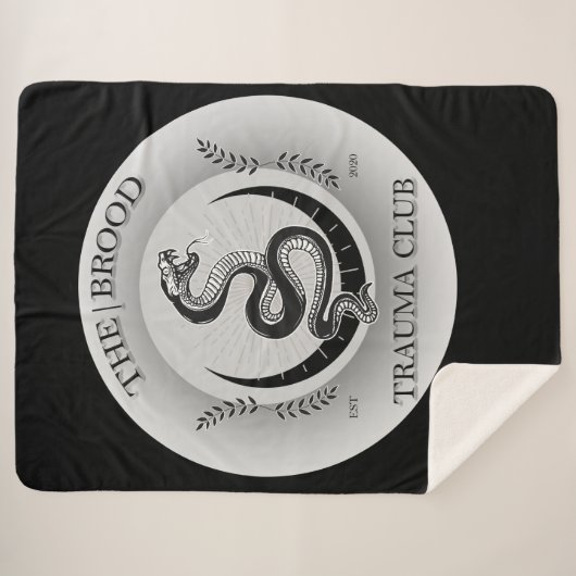 The Brood Brand Sherpa Blanket Deken (Voorkant (horizontaal))