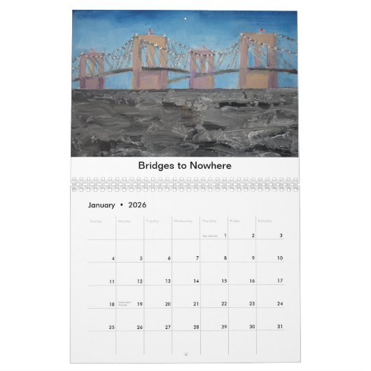 The Brooklyn Bridge 2022 Calendar Kalender (Jan 2026)