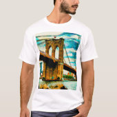 The Brooklyn Bridge Basic T-Shirt (Voorkant)
