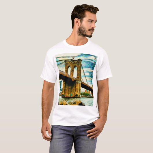The Brooklyn Bridge Basic T-Shirt (Voorkant volledig)