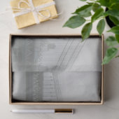 The Brooklyn Bridge in Fog Decoupage Tissuepapier (Geschenk)
