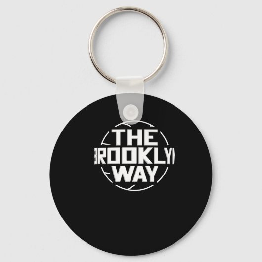 The Brooklyn Way Net Basketball Sleutelhanger (Voorkant)