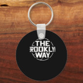 The Brooklyn Way Net Basketball Sleutelhanger (Voorkant)