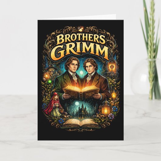 The Brothers Grimm Feestdagen Kaart (Voorkant)