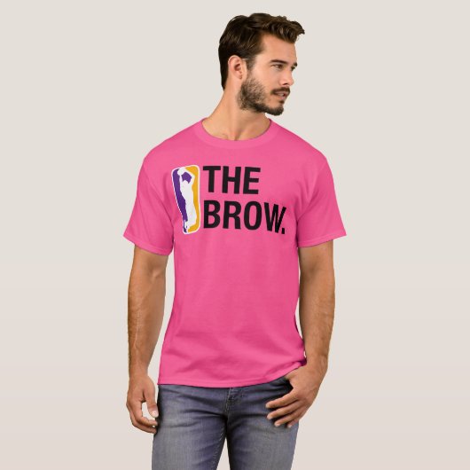 The Brow - Anthony Davis - Los Angeles Basketball  T-shirt (Voorkant volledig)