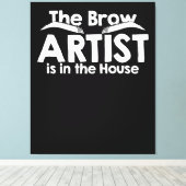 The Brow Artist Canvas Afdruk (Insitu (Houten vloer))