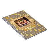 The Brown and Gold kerstfoto's Journal Notitieboek (Rechterzijde)