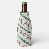 THE BROWN REINDEER PATTERN FLESJESKOELER (Fles Voorkant)