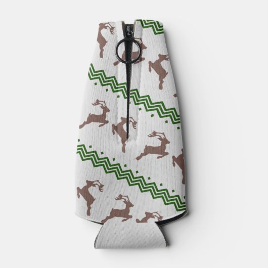 THE BROWN REINDEER PATTERN FLESJESKOELER (Achterkant)