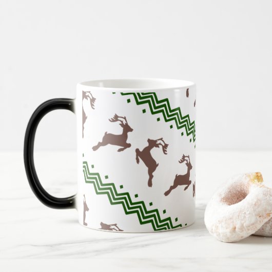 THE BROWN REINDEER PATTERN MAGISCHE MOK (Met donut)