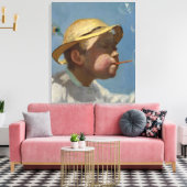 The Bubble Boy (door Paul Peel) Canvas Afdruk (Insitu (Woonkamer))