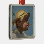 The Bubble Boy (door Paul Peel) Metalen Ornament (Rechts)