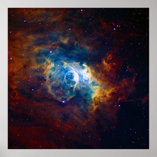 The Bubble Nebula NGC 7635 Sharpless 162 Poster (Voorkant)