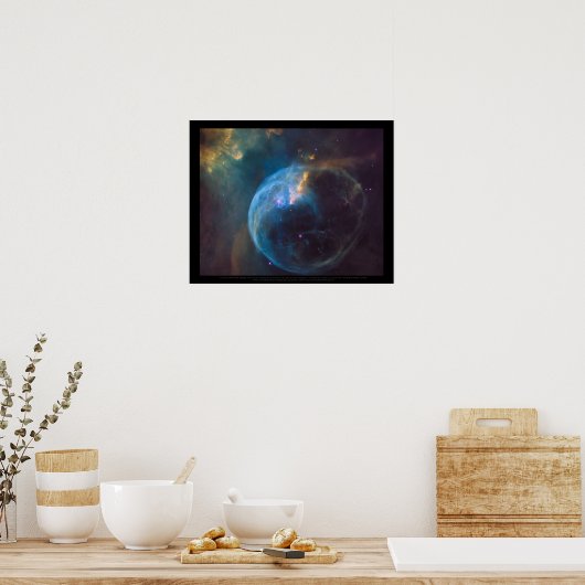 The Bubble Nebula, of NGC 7635 Poster (Keuken)