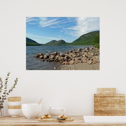 The Bubbles and Jordan Pond, Acadia National Park Poster (Keuken)