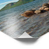 The Bubbles and Jordan Pond Maine Foto Afdruk (Hoek)