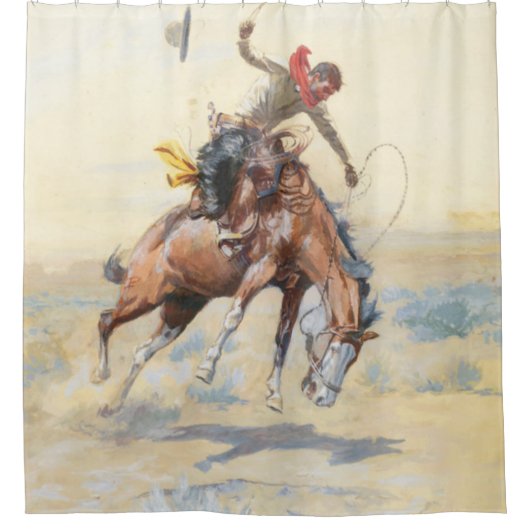 The Bucker 1904 Charles Marion Russell Douchegordijn (Voorkant)