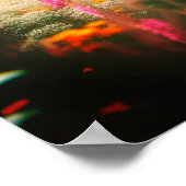 The Bucking Black Stallion Poster on 24x24 Poster (Hoek)