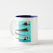 The Budd Company - A Railroad Legend Tweekleurige Koffiemok (Voorkant links)