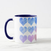 The Bue Heart Mug  Mok (Links)