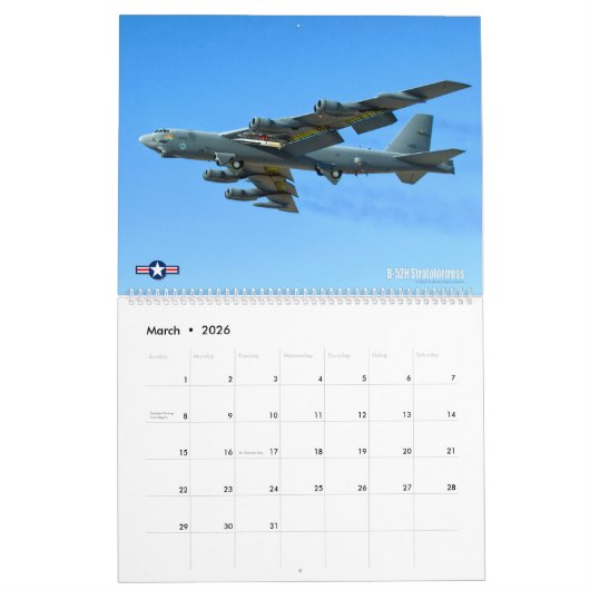 "THE BUFF" - B-52H Stratofortress Kalender (Mar 2026)
