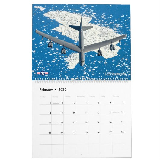 "THE BUFF" - B-52H Stratofortress Kalender (Feb 2026)