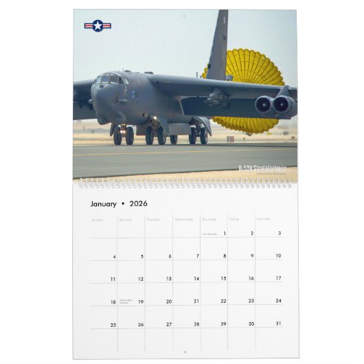 "THE BUFF" - B-52H Stratofortress Kalender (Jan 2026)