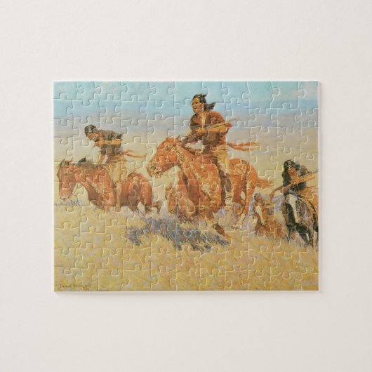 The Buffalo Runners, Big Horn Basin door Remington Legpuzzel (Horizontaal)