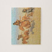 The Buffalo Runners, Big Horn Basin door Remington Legpuzzel (Verticaal)