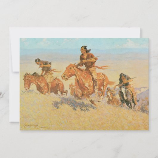 The Buffalo Runners, Big Horn Basin van Remington (Voorkant)