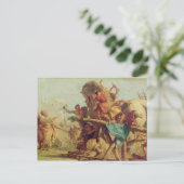 The Building of the Trojan Horse, c.1760 Briefkaart (Staand voorkant)