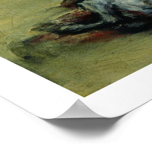 The Bullgevecht, c.1825 (olie op canvas) Poster (Hoek)