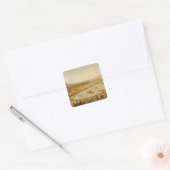 The Bullgevecht Vierkante Sticker (Envelop)
