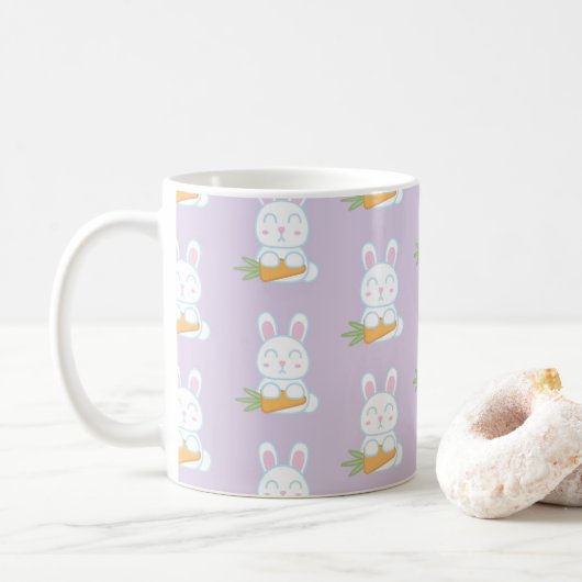 The Bunny Pattern Mug Koffiemok (Met donut)