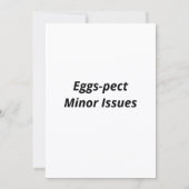 The Bunny Sent Backups Feestdagenkaart (Achterkant)