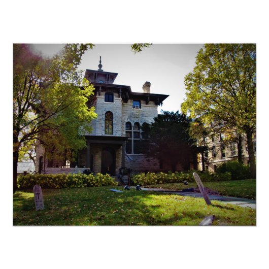 "The Burbank Livingston Griggs Mansion" Foto Afdruk (Voorkant)