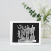 The Burghers of Calais, 1889 Briefkaart (Staand voorkant)