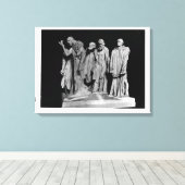 The Burghers of Calais, 1889 Canvas Afdruk (Insitu (Houten vloer))