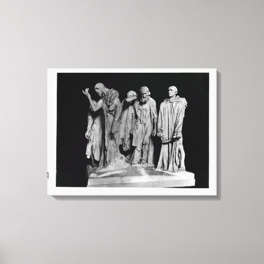 The Burghers of Calais, 1889 Canvas Afdruk (Voorkant)